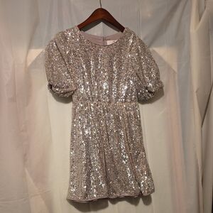 H&M Glittering Silver Kids Dress